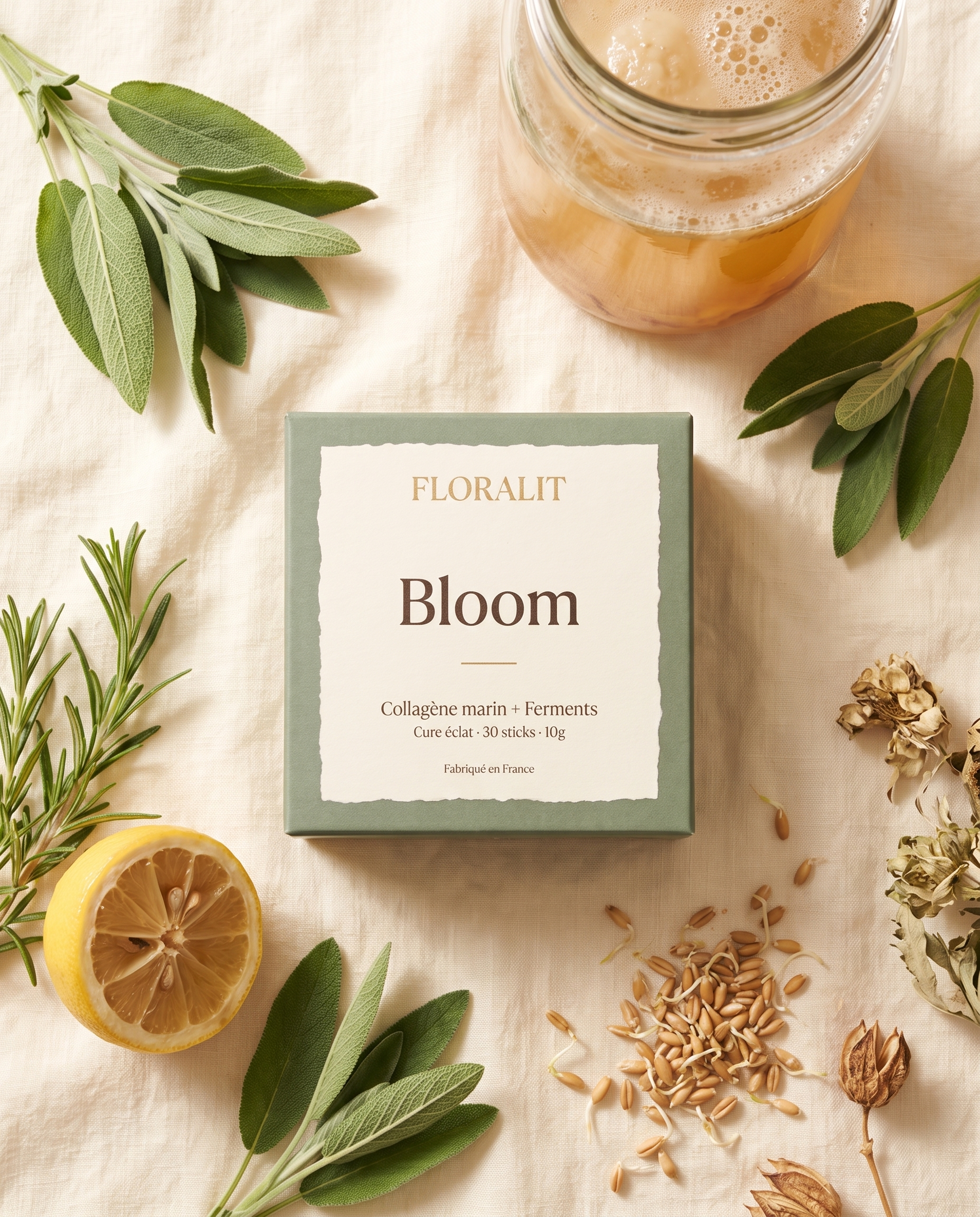 Floralit Bloom — Collagène marin + Ferments